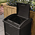 30 Gallon Trash Hideaway, Plastic, Black (GHW1732BK)