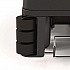 Partially Assembled Premium Housekeeping Cart, Plastic, 1 Shelf, 24 x 62.13 x 49.75, Black (HKC2002)