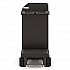 Partially Assembled Premium Housekeeping Cart, Plastic, 1 Shelf, 24 x 62.13 x 49.75, Black (HKC2002)