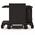 Partially Assembled Premium Housekeeping Cart, Plastic, 1 Shelf, 24 x 62.13 x 49.75, Black (HKC2002)