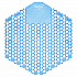 Wave 3D Urinal Deodorizer, Cotton Blossom Scent, Blue, 10/Box (3WDS60CBLBX)