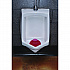 Slant7 with Terminator Urinal Screen, Forest Scent, Red, 5/Box (S7TBX)
