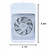 ourfreshE Dispenser, 2.71 x 4.19 x 6.68, White (OFECABEA)