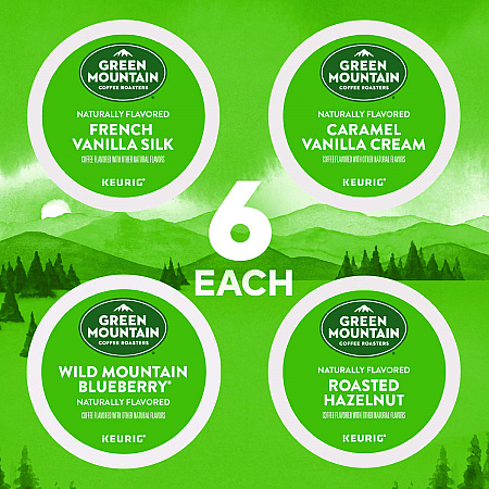 Flavored Variety Coffee K-Cups, Assorted Flavors, 96/Carton (9975CT)