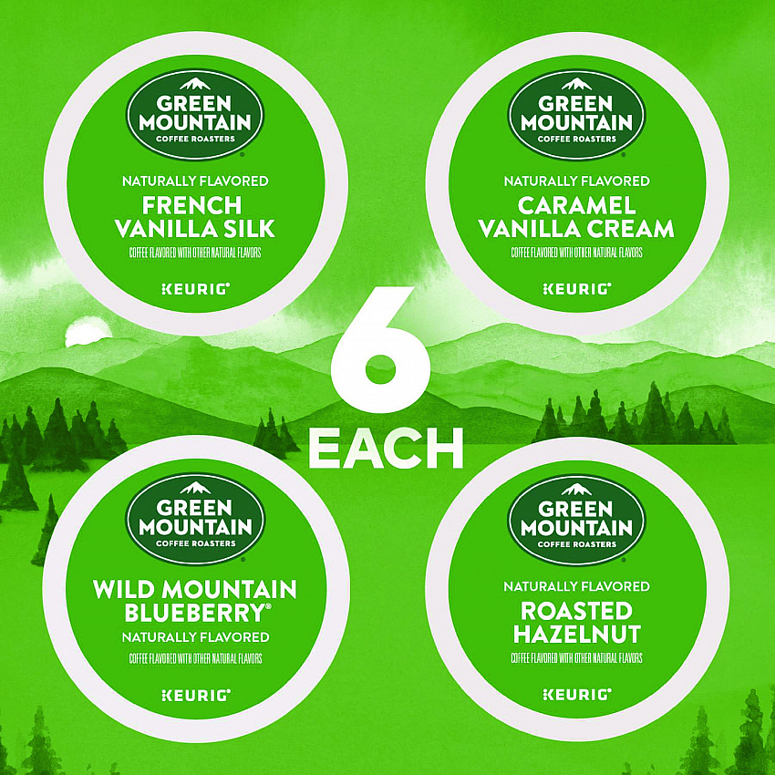 Flavored Variety Coffee K-Cups, Assorted Flavors, 96/Carton (9975CT)