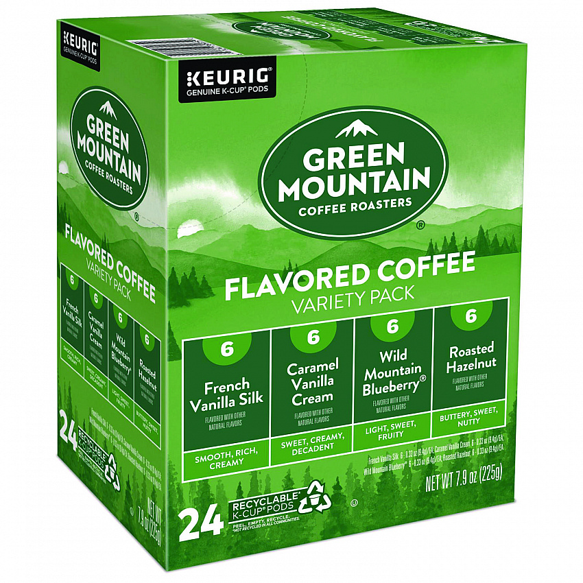 Flavored Variety Coffee K-Cups, Assorted Flavors, 96/Carton (9975CT)
