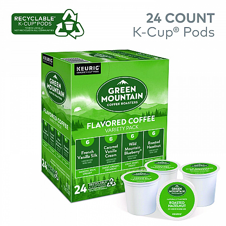 Flavored Variety Coffee K-Cups, Assorted Flavors, 96/Carton (9975CT)
