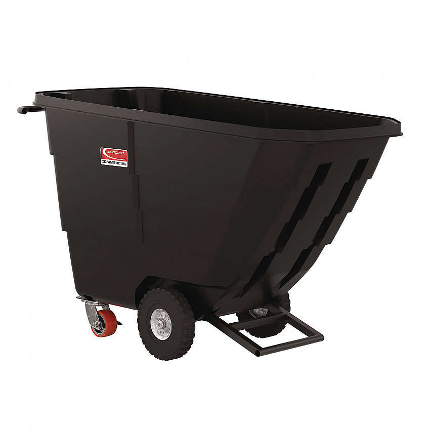 0.5 cu yd Light Duty Tilt Truck, 850 lb Capacity, Black (RMTTLD504F1D)
