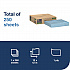 Low-Lint Cleaning Cloth, 1-Ply, 12 x 12, Blue, 250 Sheets/Carton (192481)