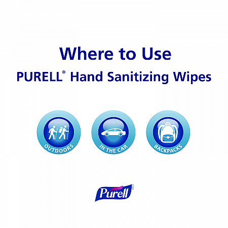 Cottony Soft Individually Wrapped Sanitizing Hand Wipes, 5 x 7, Unscented, White, 120/Box (902712BX)
