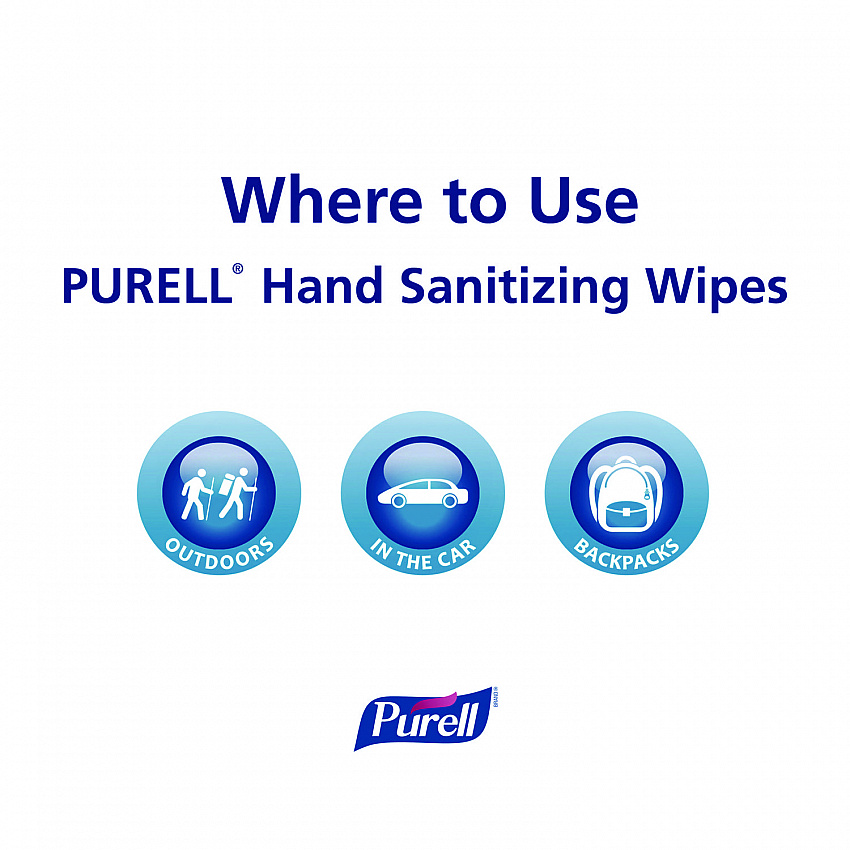 Cottony Soft Individually Wrapped Sanitizing Hand Wipes, 5 x 7, Unscented, White, 120/Box (902712BX)