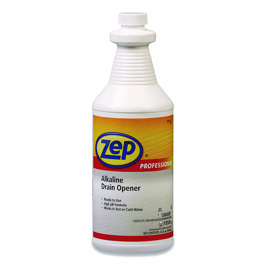 Alkaline Drain Opener, 32 oz Bottle, 12/Carton (1041423)