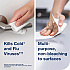 Everwipe by Tork Disinfectant Wipe Canisters, 1-Ply, 7 x 7, Lemon, White, 75 Sheets/Canister, 6/Carton (192820)
