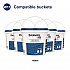 Chem-Ready Wiping Rolls, 1-Ply, 12 x 5.25, White, 180 Sheets, 6 Rolls/Carton (192840)
