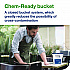Chem-Ready Buckets, 8.5 x 7 x 7, White, 5/Carton (192850)