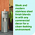 Stainless Steel Wet Wipe Stand, 15 x 15 x 37.25, Stainless Steel (192853)