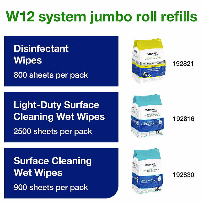 Stainless Steel Wet Wipe Stand, 15 x 15 x 37.25, Stainless Steel (192853)
