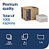 LinStyle Dinner Napkin, 1-Ply, 15 x 16, White, 1,000/Carton (716002)