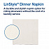 LinStyle Dinner Napkin, 1-Ply, 15 x 16, White, 1,000/Carton (716002)