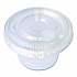 Souffle/Portion Cup Lids, Fits 3.25 oz to 5.5 oz Portion Cups, Plastic, Clear, 2,500/Carton (PRTLID4)