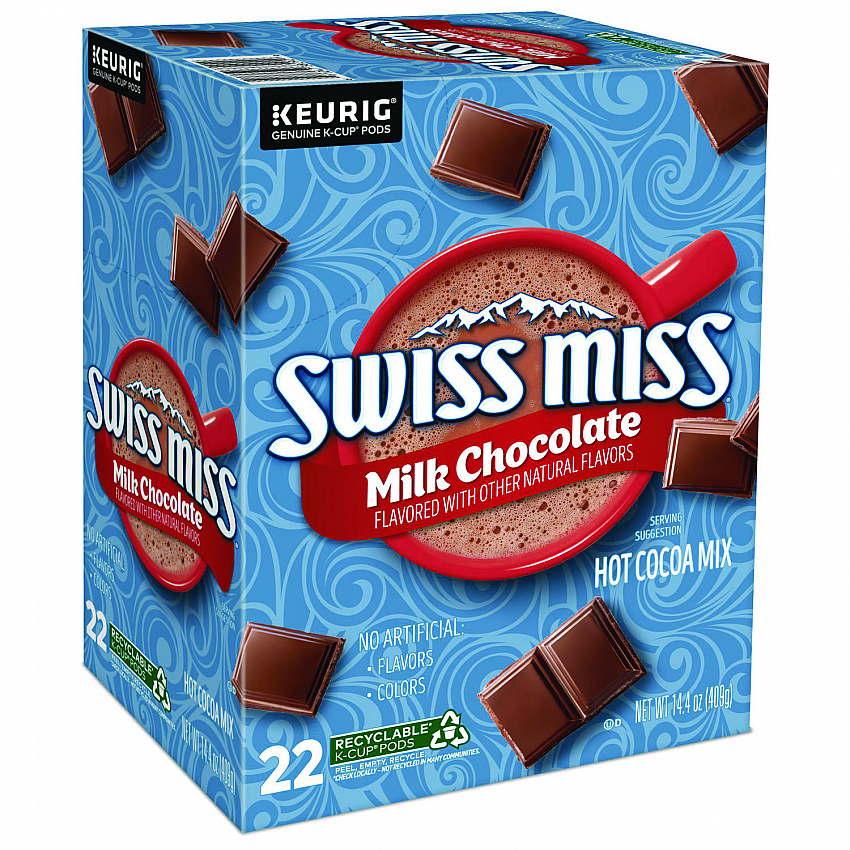 Milk Chocolate Hot Cocoa K-Cups, 22 Pods/Box (8292)