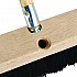 Metal Tip Threaded Hardwood Broom Handle, 0.94