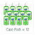 Advanced Hand Sanitizer Soothing Gel, 12 oz Pump Bottle, Fresh Scent, 12/Carton (363912CT)