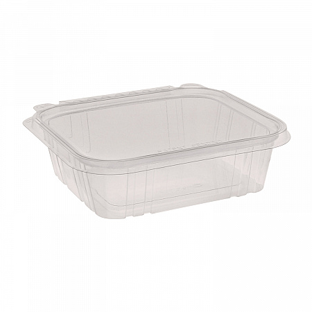 EarthChoice Tamper Evident Recycled Hinged Lid Deli Container, 24 oz, 7.25 x 6.37 x 2, Clear, Plastic, 231/Carton (TEHL7X624)