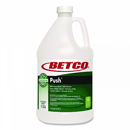 Green Earth Push Enzyme Multipurpose Cleaner, Mint Scent, 1 gal Bottle, 4/Carton (1330400)