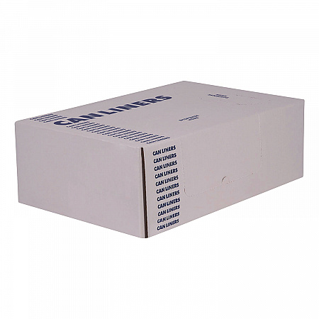 High-Density Waste Can Liners, 10 gal, 8 mic, 24