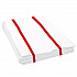 Antimicrobial Foodservice Wipers, 1-Ply, 12 x 21, Red/White, 150/Carton (FS150W)