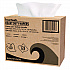 Hydrospun Wipers, 1-Ply, 9.75 x 16.75, White, 126/Box, 10 Boxes/Carton (HS1260W)