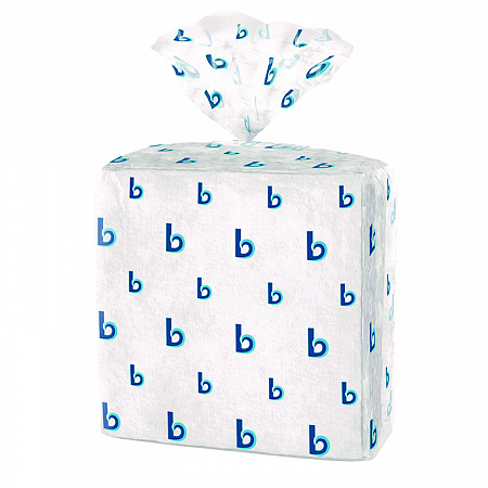 Hydrospun Wipers, 1-Ply, 12 x 13, White, 50/Bag, 18 Bags/Carton (HS900W)
