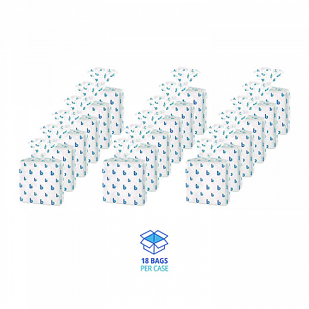 Hydrospun Wipers, 1-Ply, 12 x 13, White, 50/Bag, 18 Bags/Carton (HS900W)