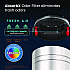 Extra-Large Sensor Trash Can with Wheels, 18 gal, Plastic/Stainless Steel (HLS18RC)