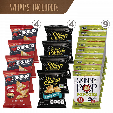 Big Healthy Snack Box, 61 Assorted Snacks/Box (700S0025)