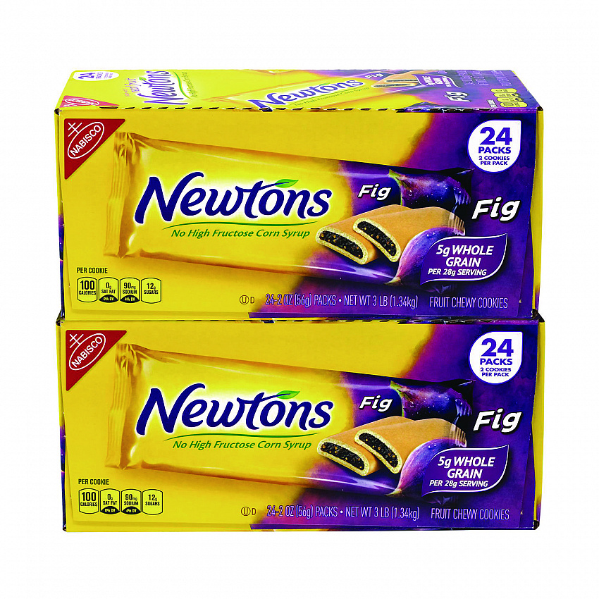 Fig Newtons, 2 oz Pack, 2 Cookies/Pack, 24 Packs/Box (22000462)