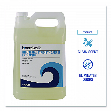 Industrial Strength Carpet Extractor, Clean Scent, 1 gal Bottle (4822EA)