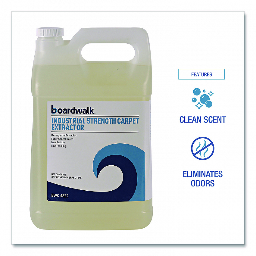 Industrial Strength Carpet Extractor, Clean Scent, 1 gal Bottle (4822EA)