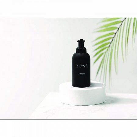 Eco Glass Bottle Soap Dispenser, 350 mL, Black, 30/Carton (S2OMD350BD)
