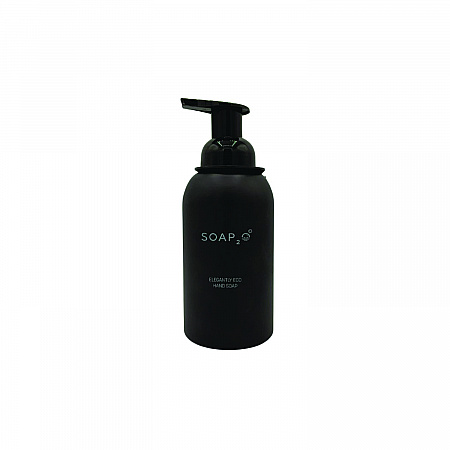 Eco Glass Bottle Soap Dispenser, 350 mL, Black, 30/Carton (S2OMD350BD)