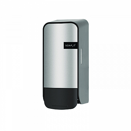 Wall Mounted Dispenser, 1,000 mL, 5 x 5 x 11, Black/Faux Stainless Steel, 12/Carton (2100BS13SPR)