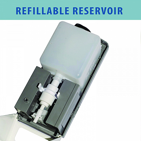 Sanitizer Dispenser, 1,000 mL, 13 x 11.5 x 63, Silver (HLSSDS01)