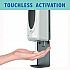 Sanitizer Dispenser, 4.6 x 4.5 x 17, Silver (HLSSDW01)