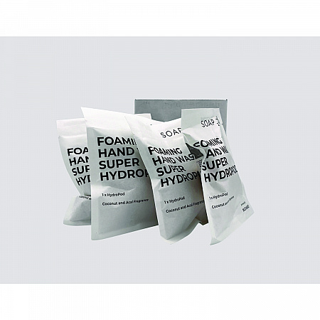 Foaming Super HydroPods, Coconut Acai Scent, 1 gal Refill, 4 Pods/Box, 10 Boxes/Carton (S2OFHSCA)