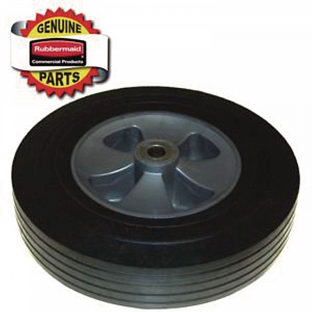 12-inch Wheel for 1 Cu Yd Standard Duty Tilt Truck, Black/Gray (1315L3)