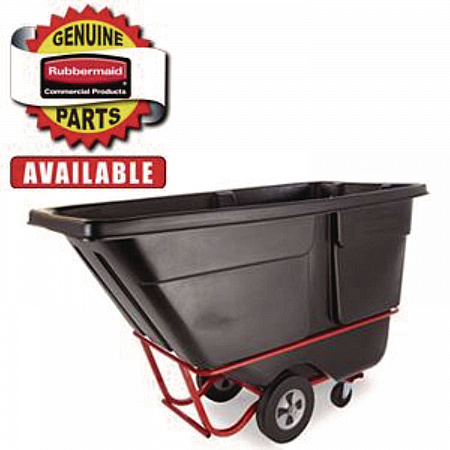 12-inch Wheel for 1 Cu Yd Standard Duty Tilt Truck, Black/Gray (1315L3)