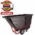 12-inch Wheel for 1 Cu Yd Standard Duty Tilt Truck, Black/Gray (1315L3)