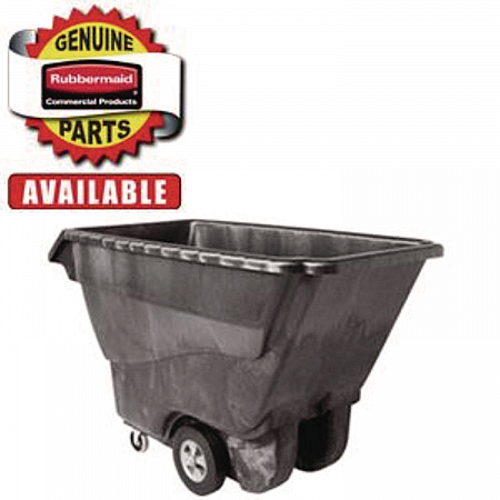12-inch Wheel for 1 Cu Yd Standard Duty Tilt Truck, Black/Gray (1315L3)