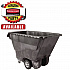12-inch Wheel for 1 Cu Yd Standard Duty Tilt Truck, Black/Gray (1315L3)